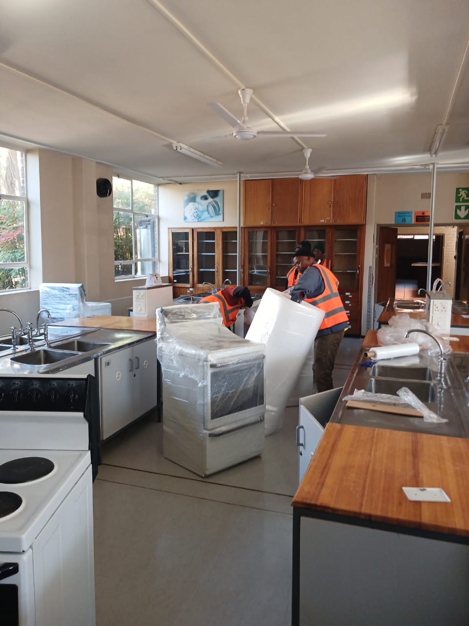 NWU Verhuising Projek — span aan die werk